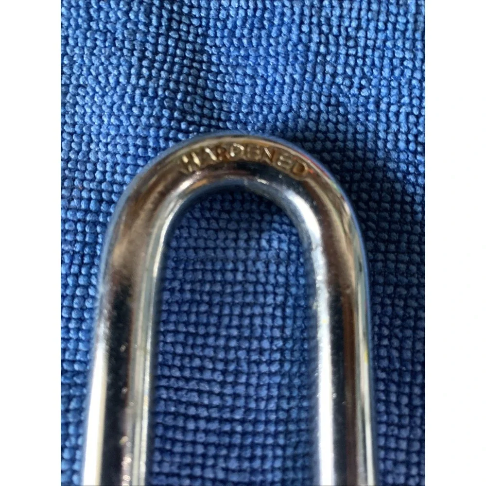Vintage Padlock LION Brand Security Lock Heavy Duty Hardened with Key‎